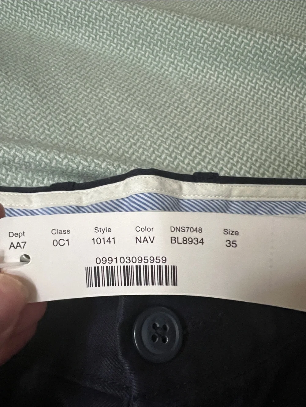 J. Crew Navy Blue Chino Pants